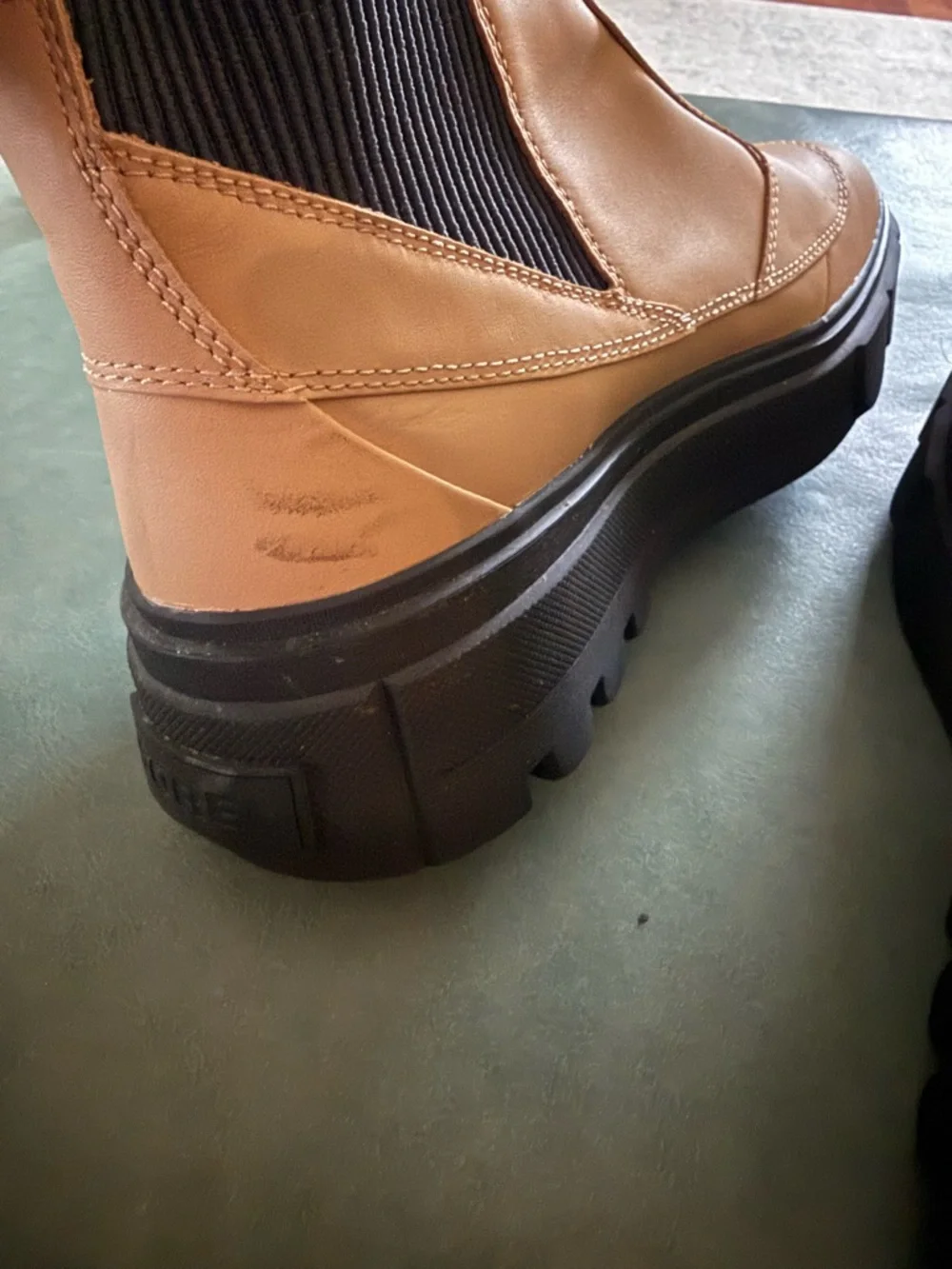 Sorel Caribou X Women's Chelsea Boot in Canoe and Jet - Picture 13 of 13